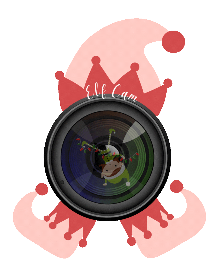 Christmas Elf Cam Wall Decal
