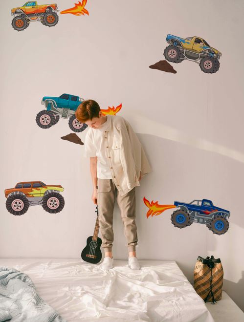 Monster Truck Wall Decals