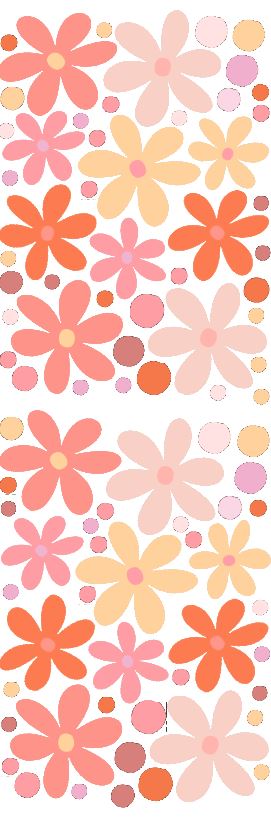 Candy Flowers Wall Decals