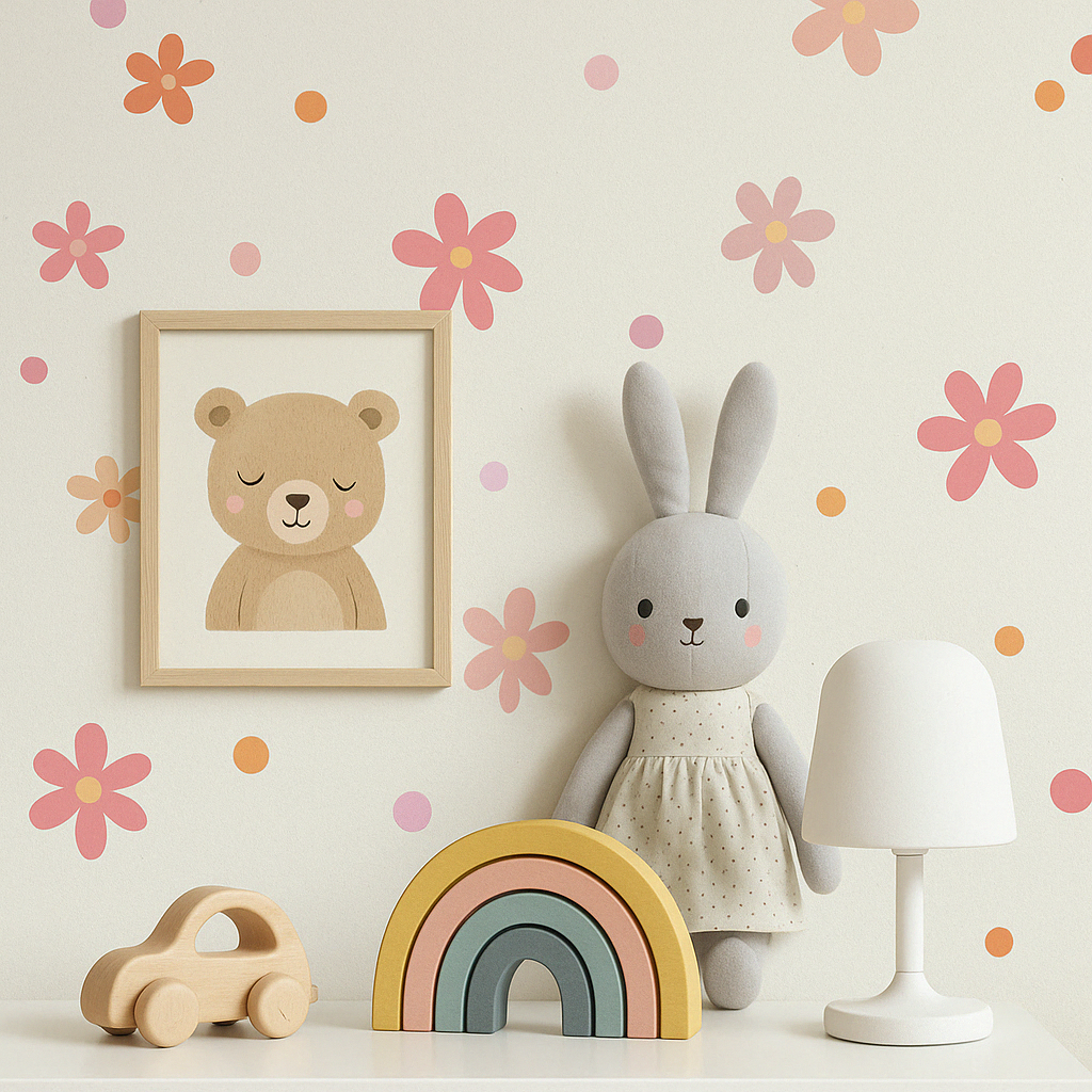 Candy Flower Wall Decals