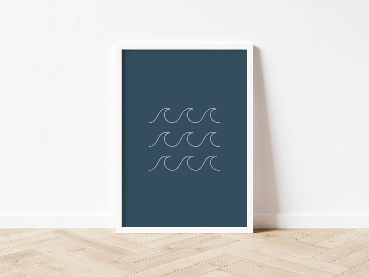 Waves Ocean Tide Kids Wall Print: 5 colours