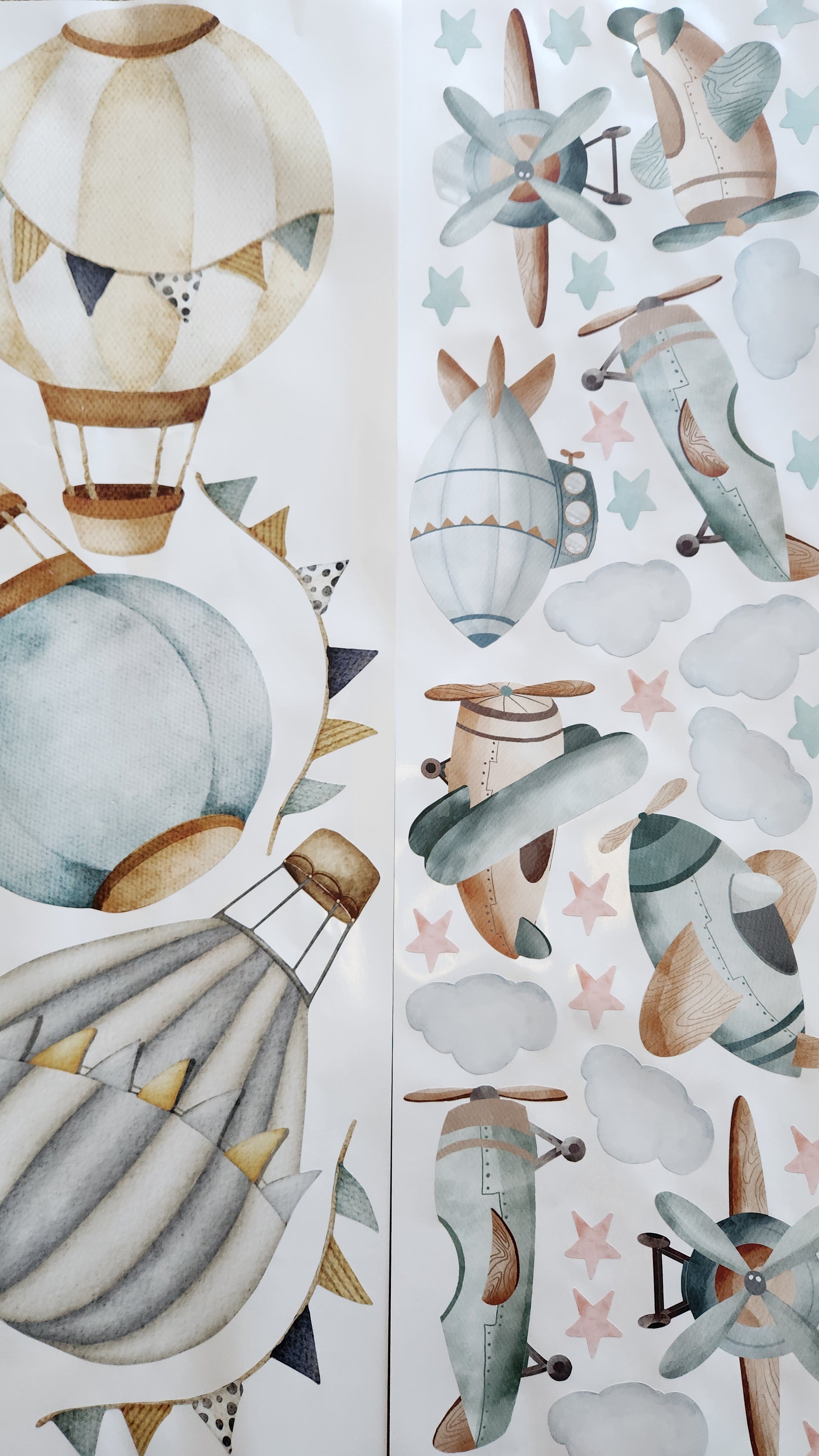 Hot Air Balloon Wall Decals