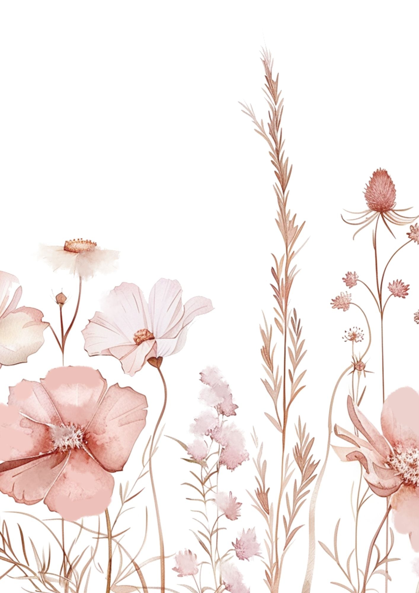 Set of 3 Florals Personalised - Digital & Physical Print