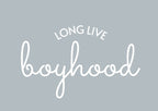 Long Live Boyhood dusty blue landscape style 1- Digital & Physical Print