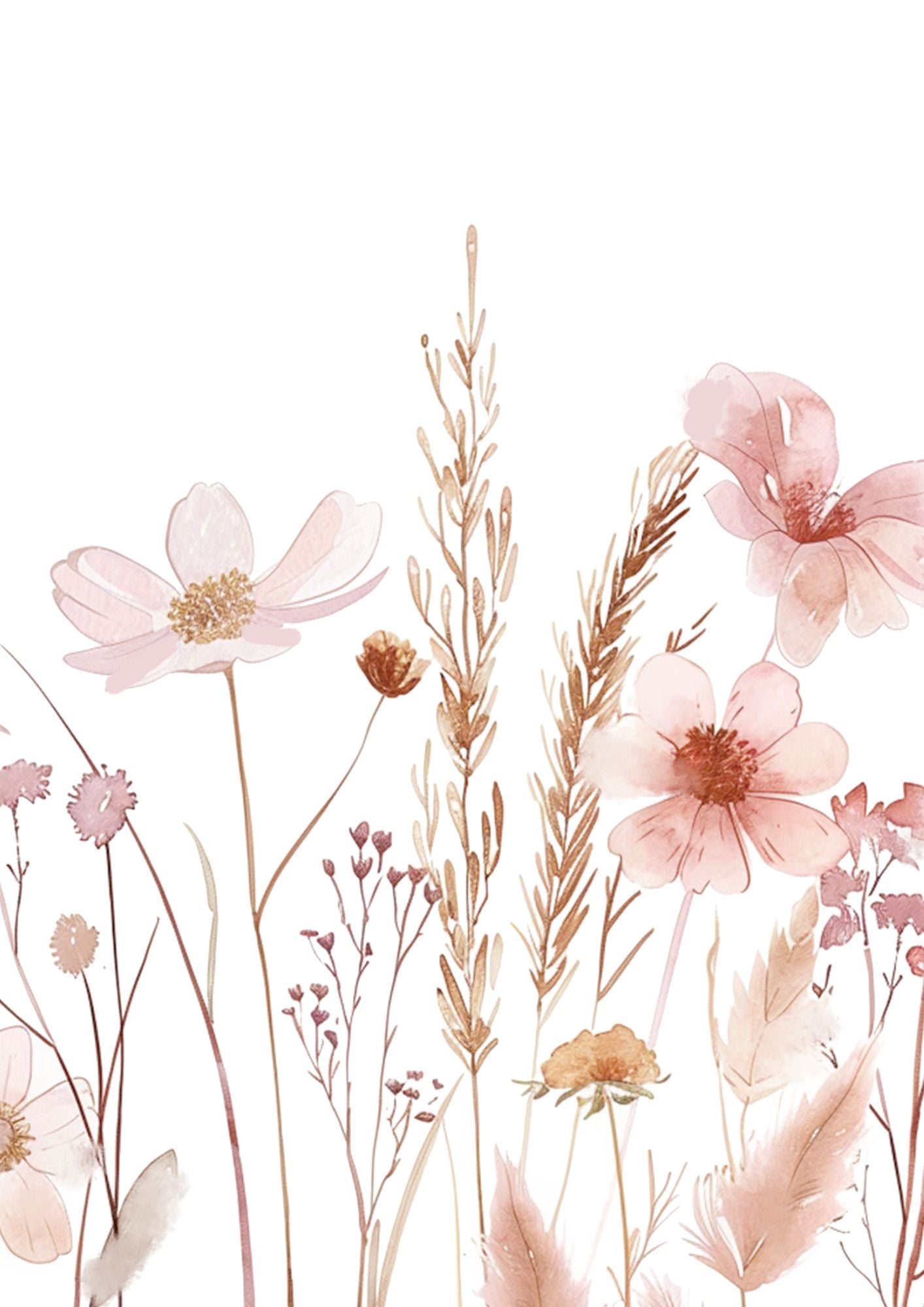 Set of 3 Florals Personalised - Digital & Physical Print