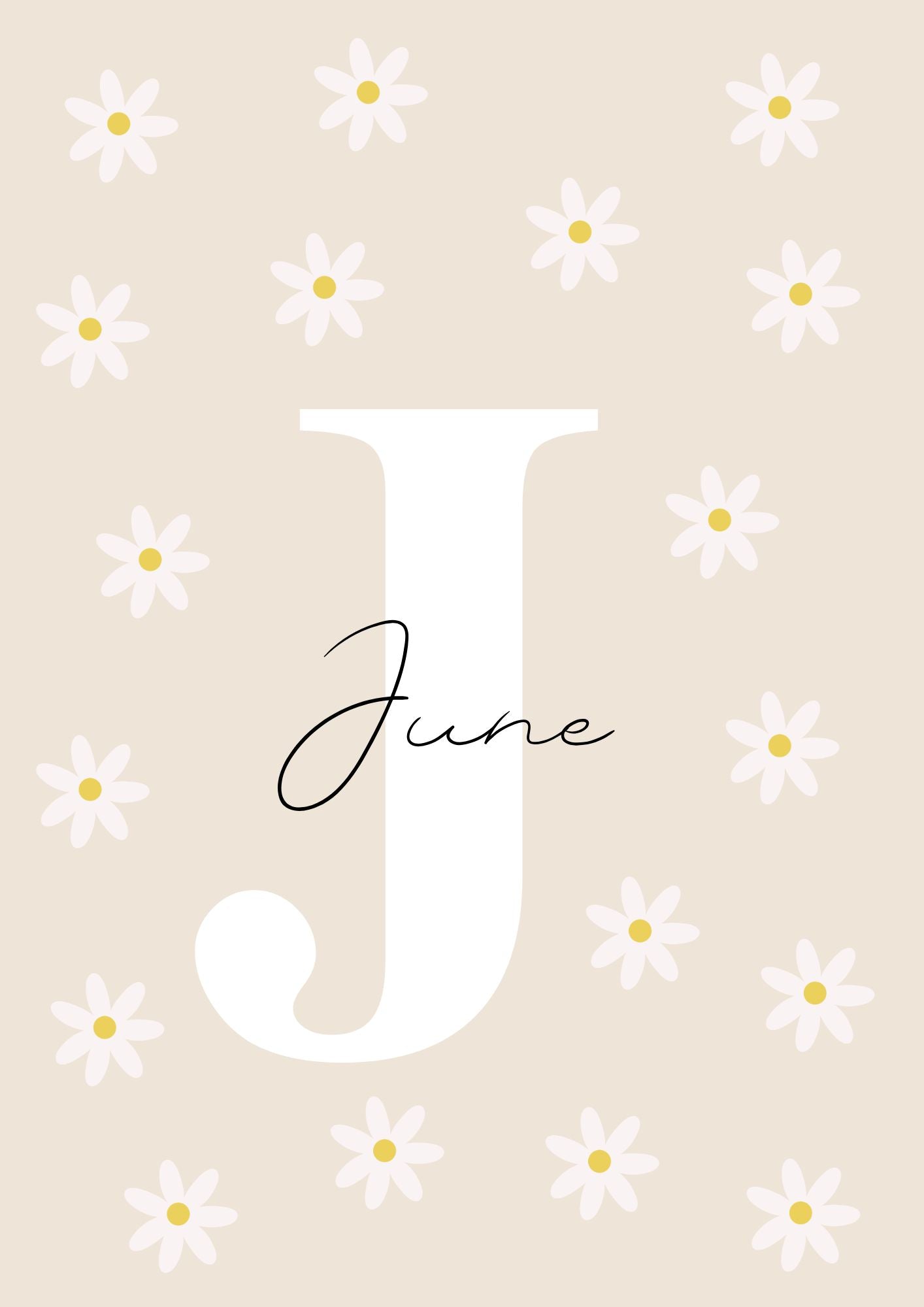 Personalised Name Daisy - Digital & Physical Print