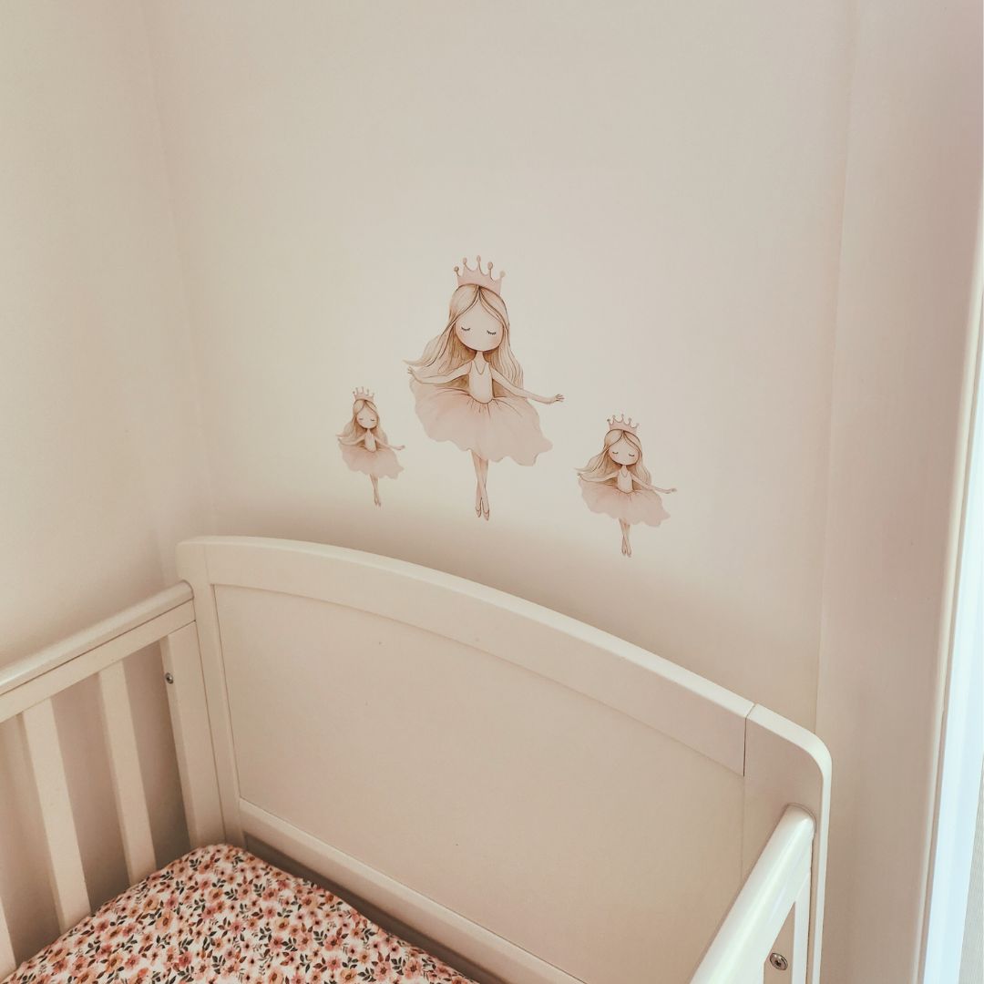 Ballerina Line Up Wall Decals