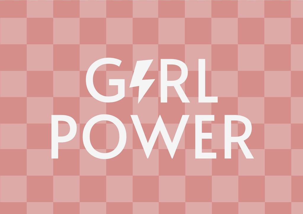 Girl Power Checkered - Digital & Physical Print