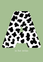 Personalised Initial Name Green- Digital & Physical Print