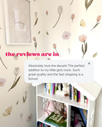 Dainty Delicate Flowers Wall Decals