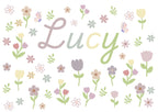 Personalised Name Tulip Flowers - Digital & Physical Print