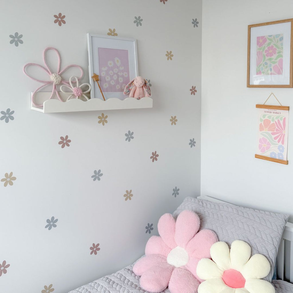 Pastel Daisies Wall Decals