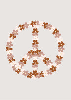 Peace Sign with Daisies - Digital & Physical Print