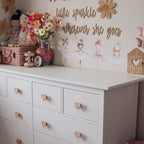 Ballerina Line Up Wall Decals