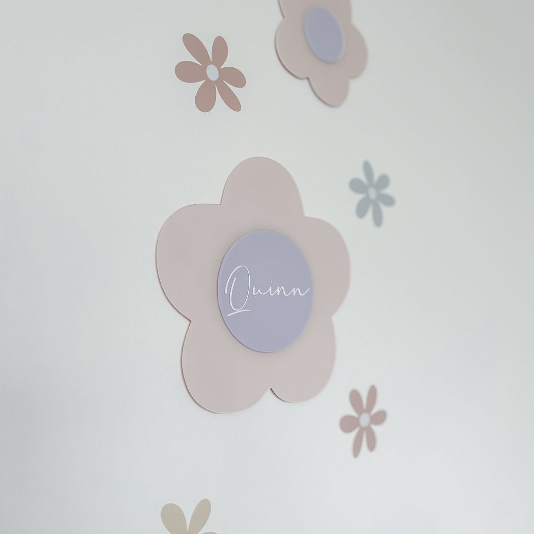 Pastel Daisies Wall Decals