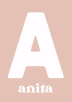 Personalised Name Soft Rose - Digital & Physical Print