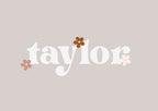 Personalised Daisy Retro Name Digital Print - Digital & Physical Print