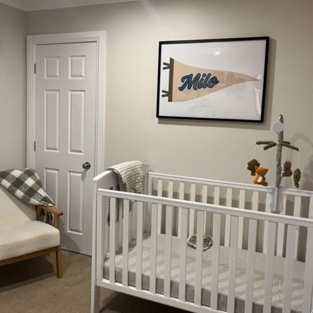 Personalised Pennant Flag - Digital & Physical Print: 4 colours