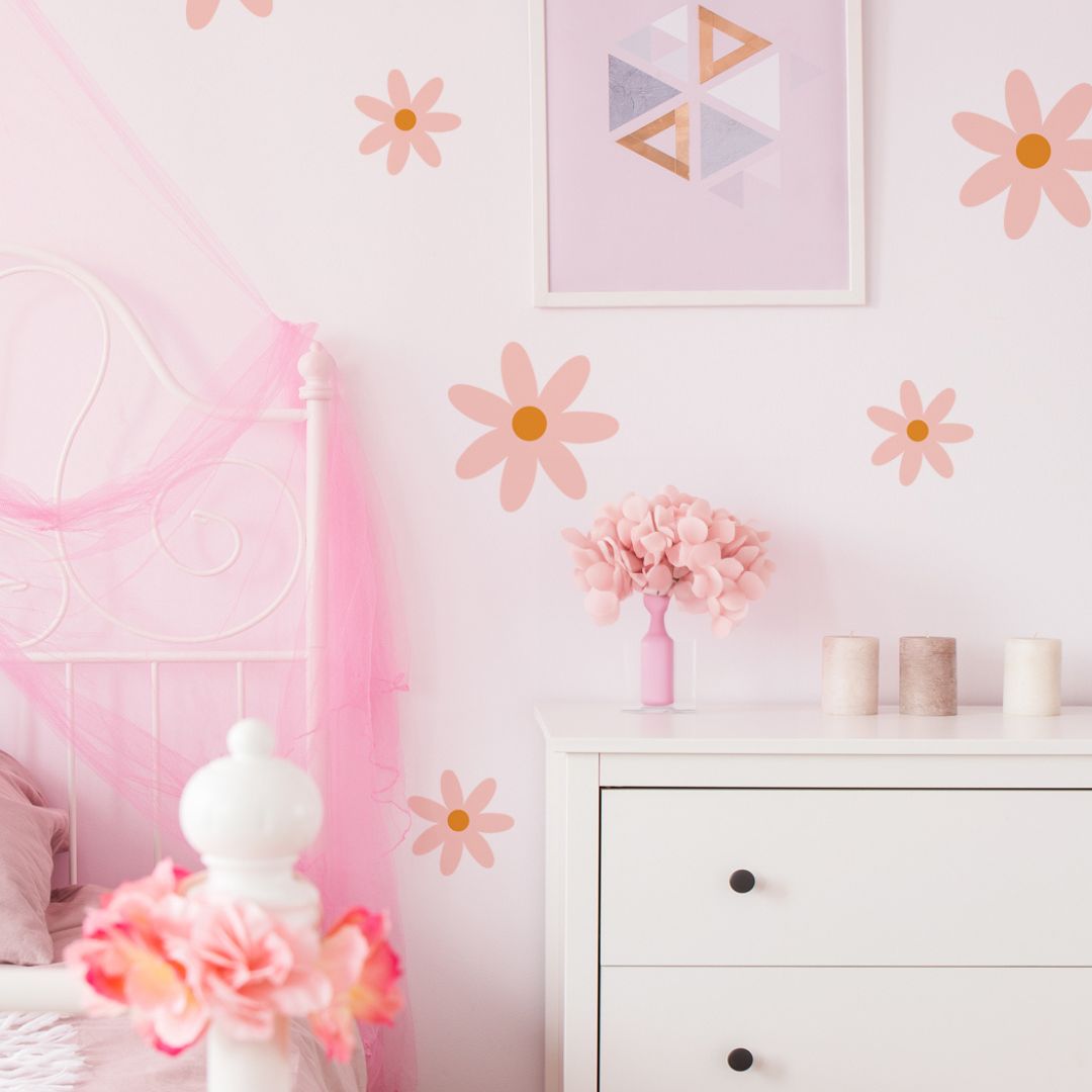 Simple Daisies Wall Decals