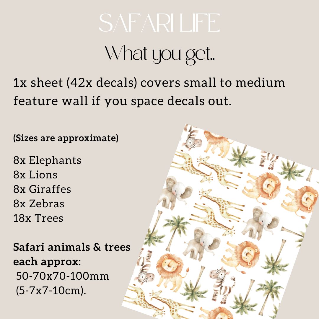 Safari Life Wall Decals