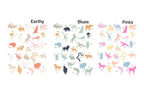 ABC Alphabet Animals Pinks-  Digital & Physical Print