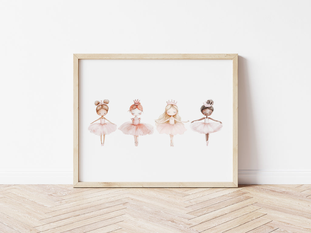 Ballerina Lineup Print (Digital and Physical)