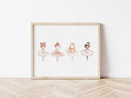 Ballerina Lineup Print (Digital and Physical)