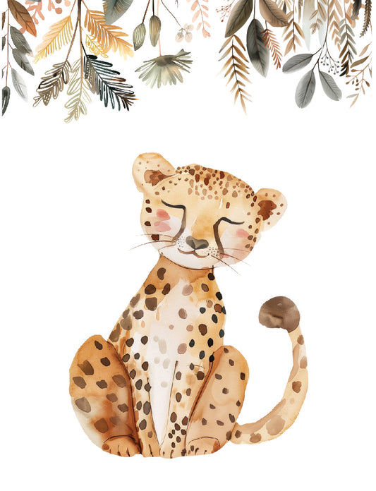Relaxing Tiger Print