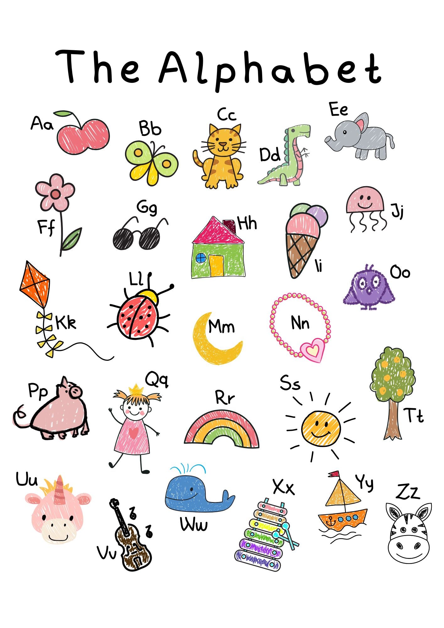 ABC Alphabet - Digital & Physical Print
