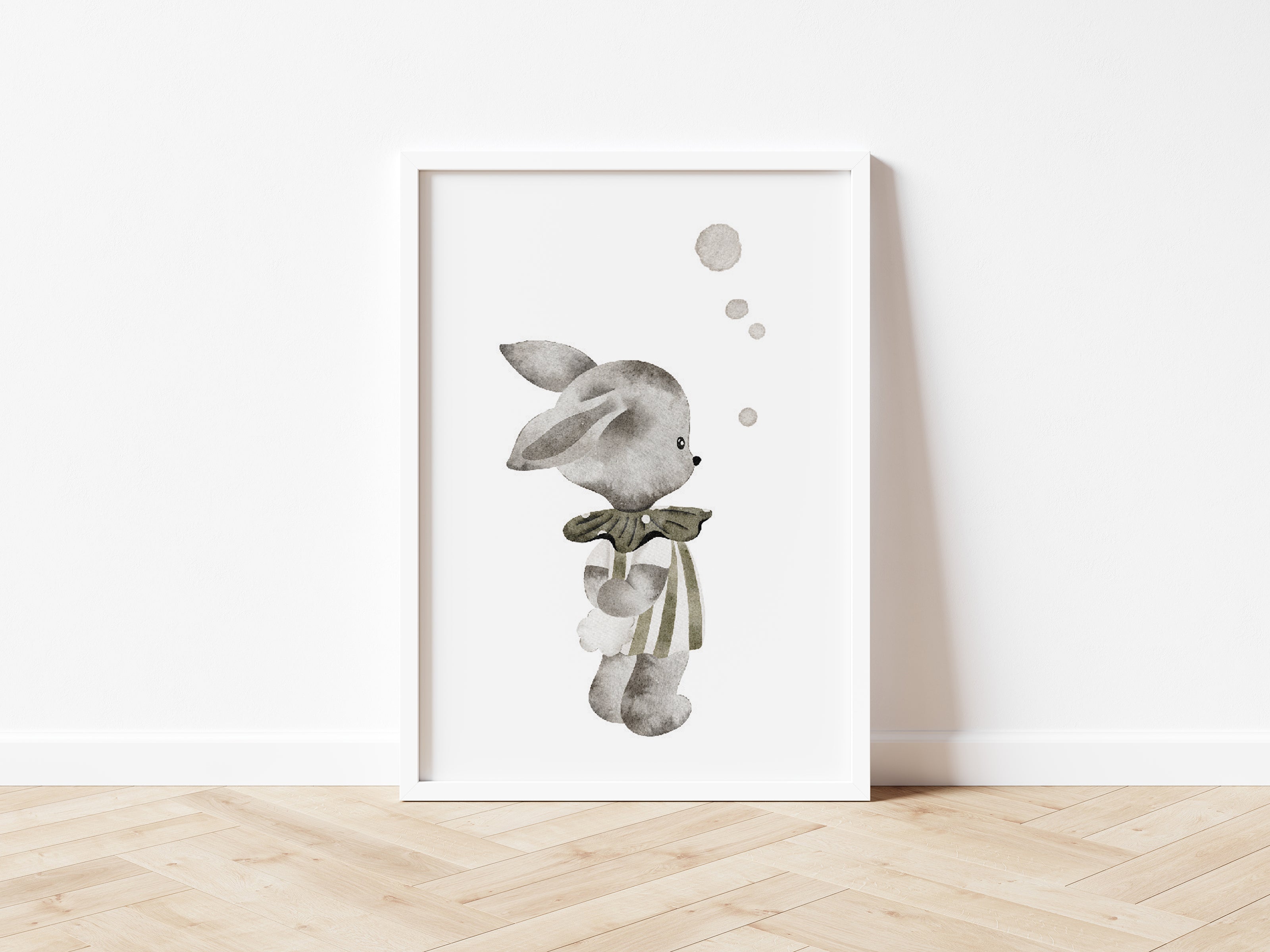 Small Rabbit Print Dreamy Rabbit Print – Tiny Haven