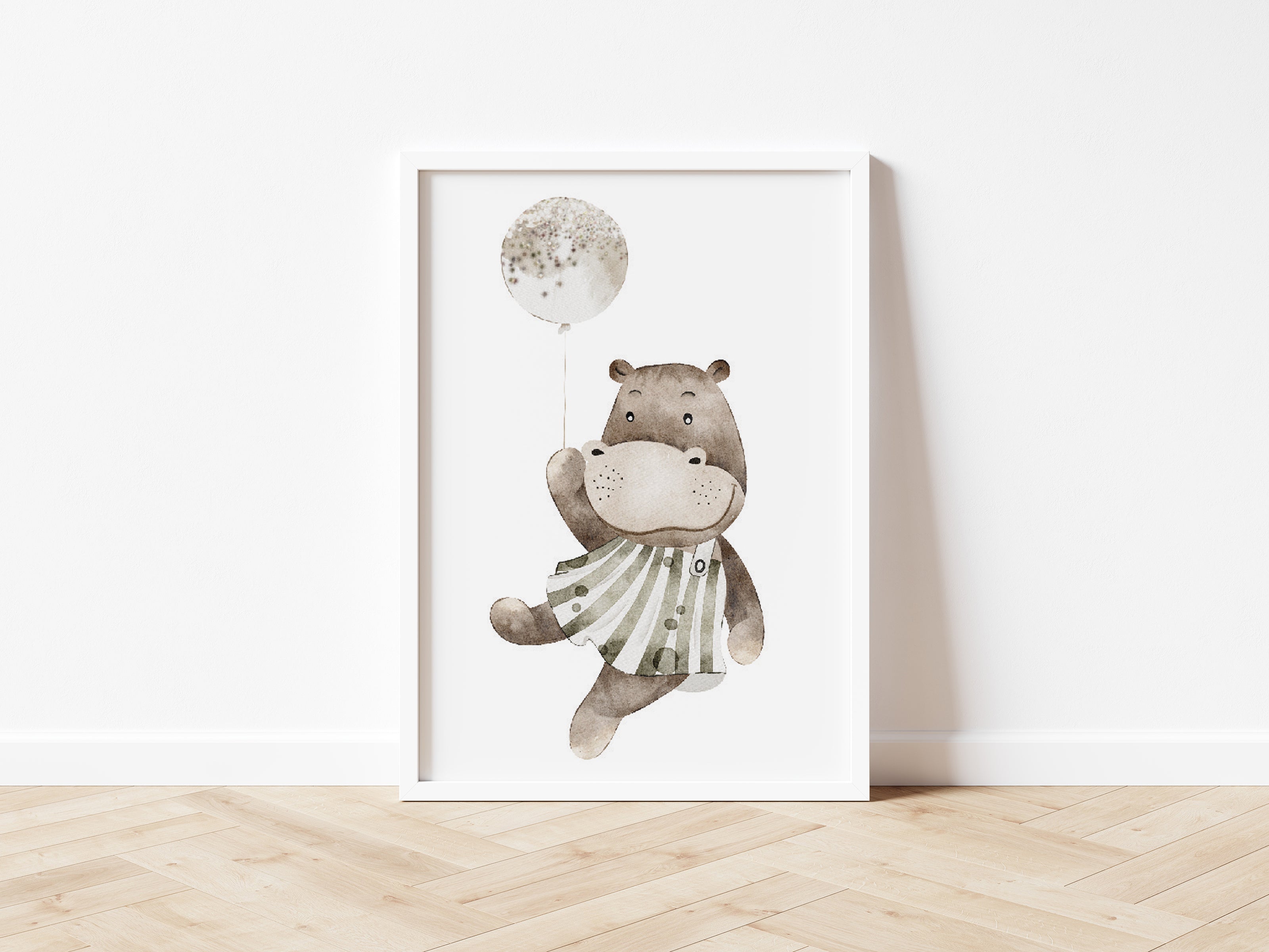 Dreamy Hippo Print