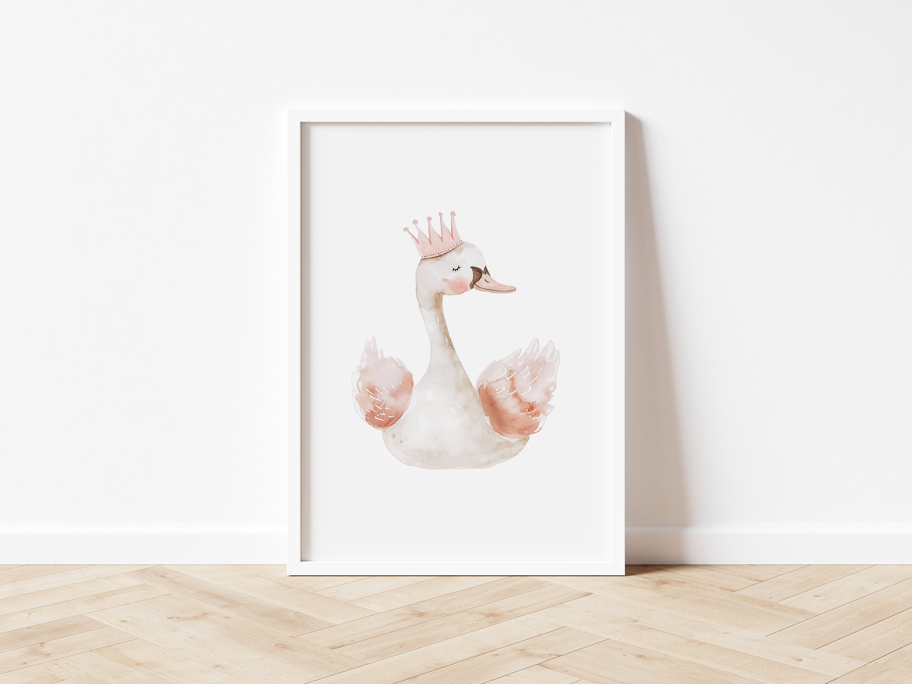 Single Swan Print