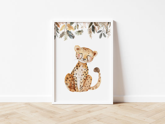 Relaxing Tiger Print