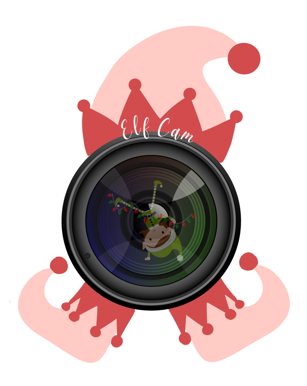 Christmas Elf Cam Wall Decal