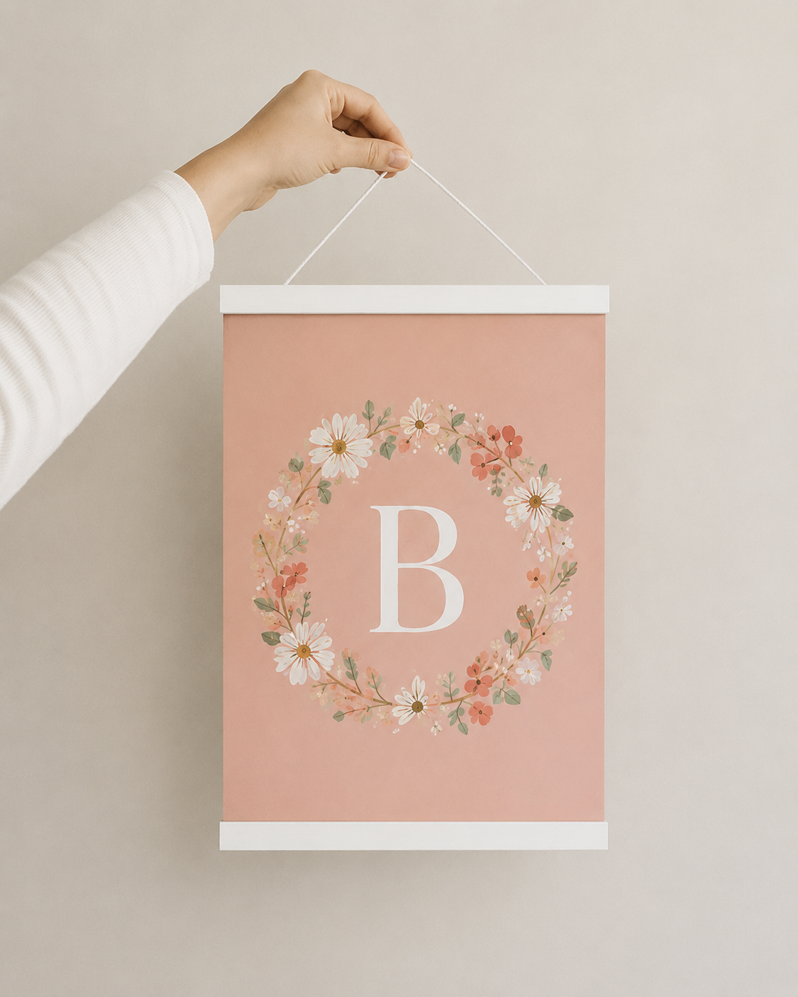 Wooden Magnetic Print Hanger (3 colours)