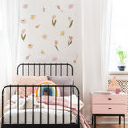 Dainty Delicate Flowers Wall Decals