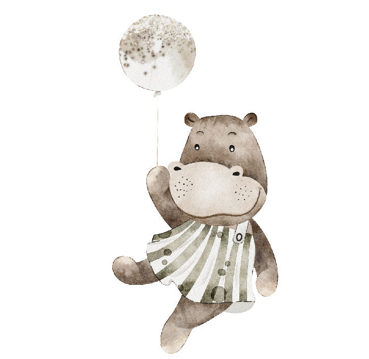 Dreamy Hippo Print