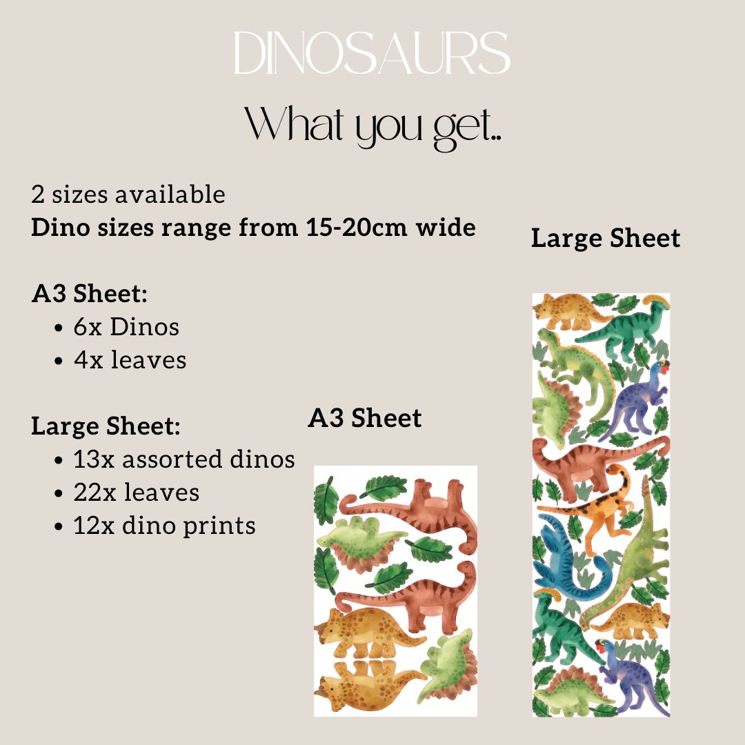 NEW Roar-some Dinosaur Wall Decals
