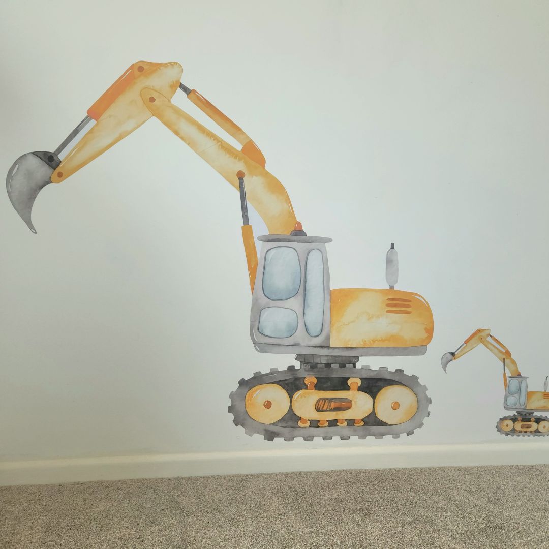 Mighty Digger Wall Decal