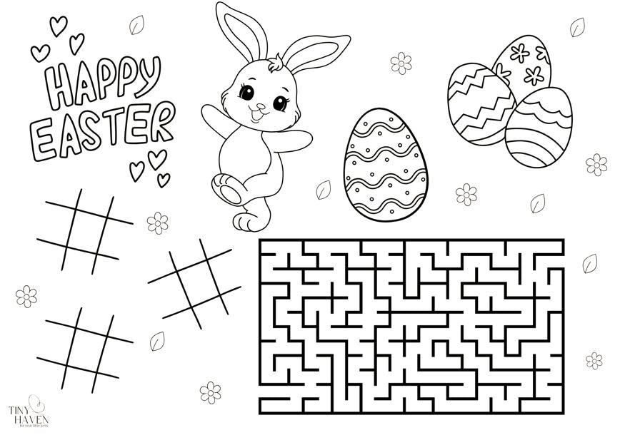 Free Easter Colouring Pages: Easter Fun Activities