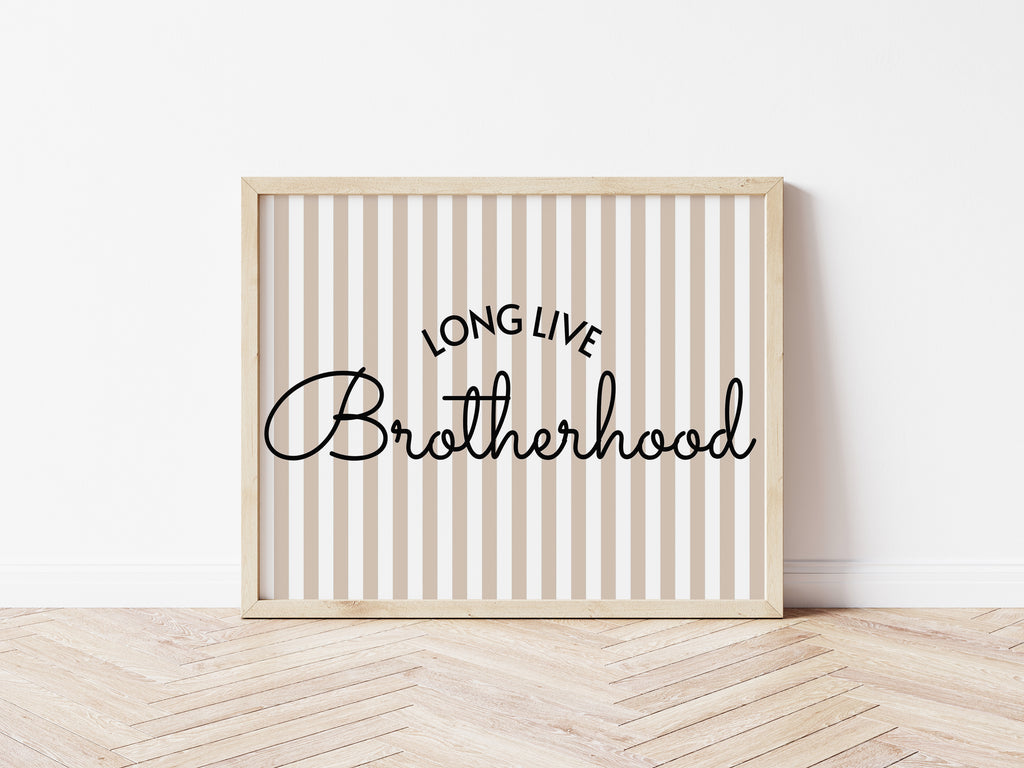 Long Live Brotherhood 2 colours- Digital & Physical Print