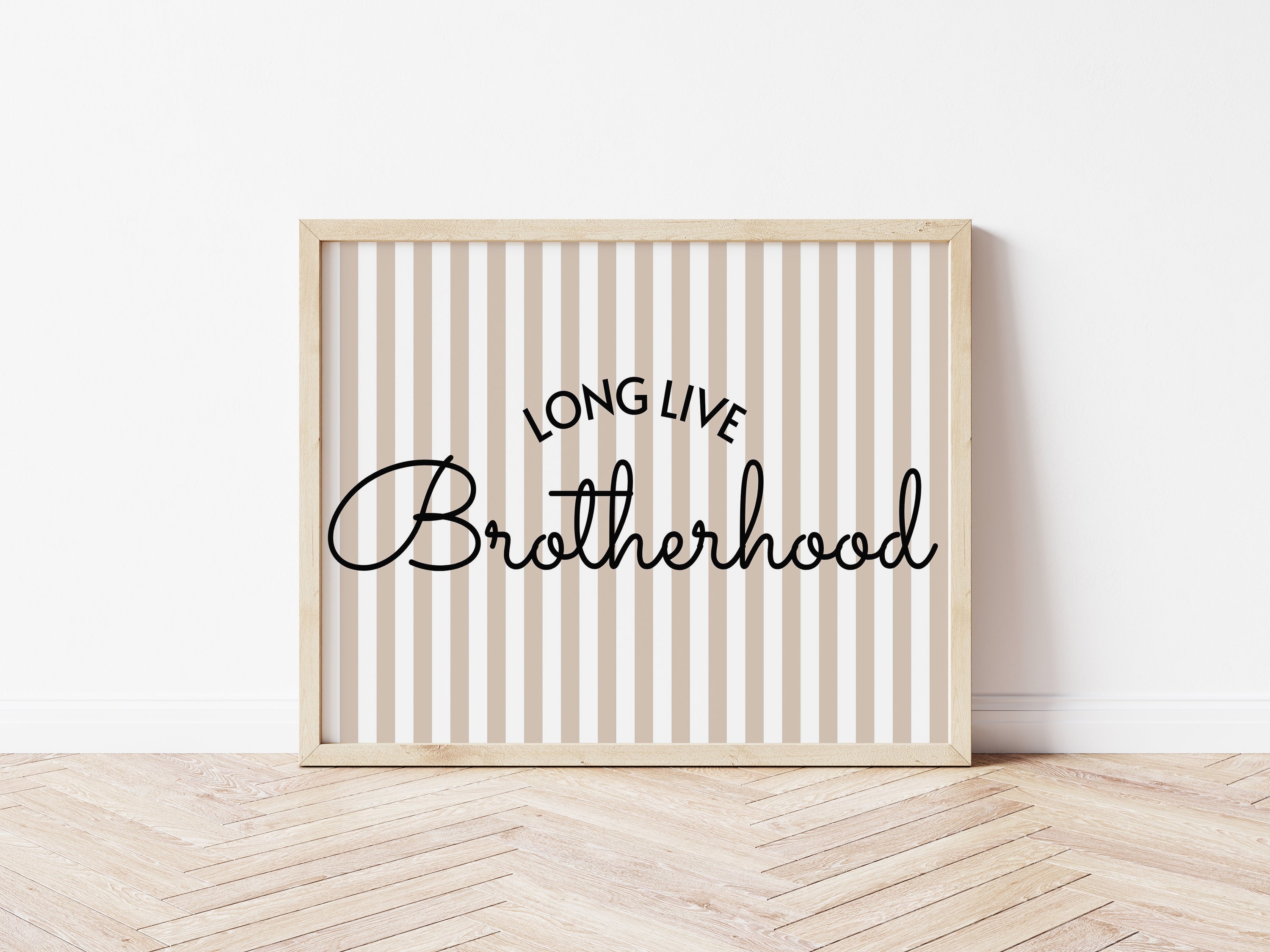 Long Live Brotherhood 2 colours- Digital & Physical Print