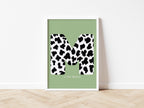 Personalised Initial Name Green- Digital & Physical Print