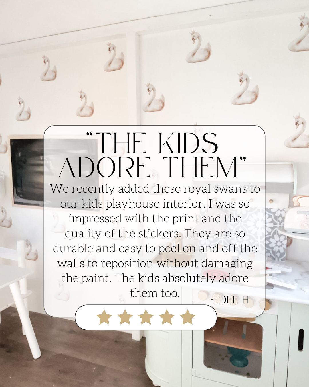 Swan-tastic Wall Decals
