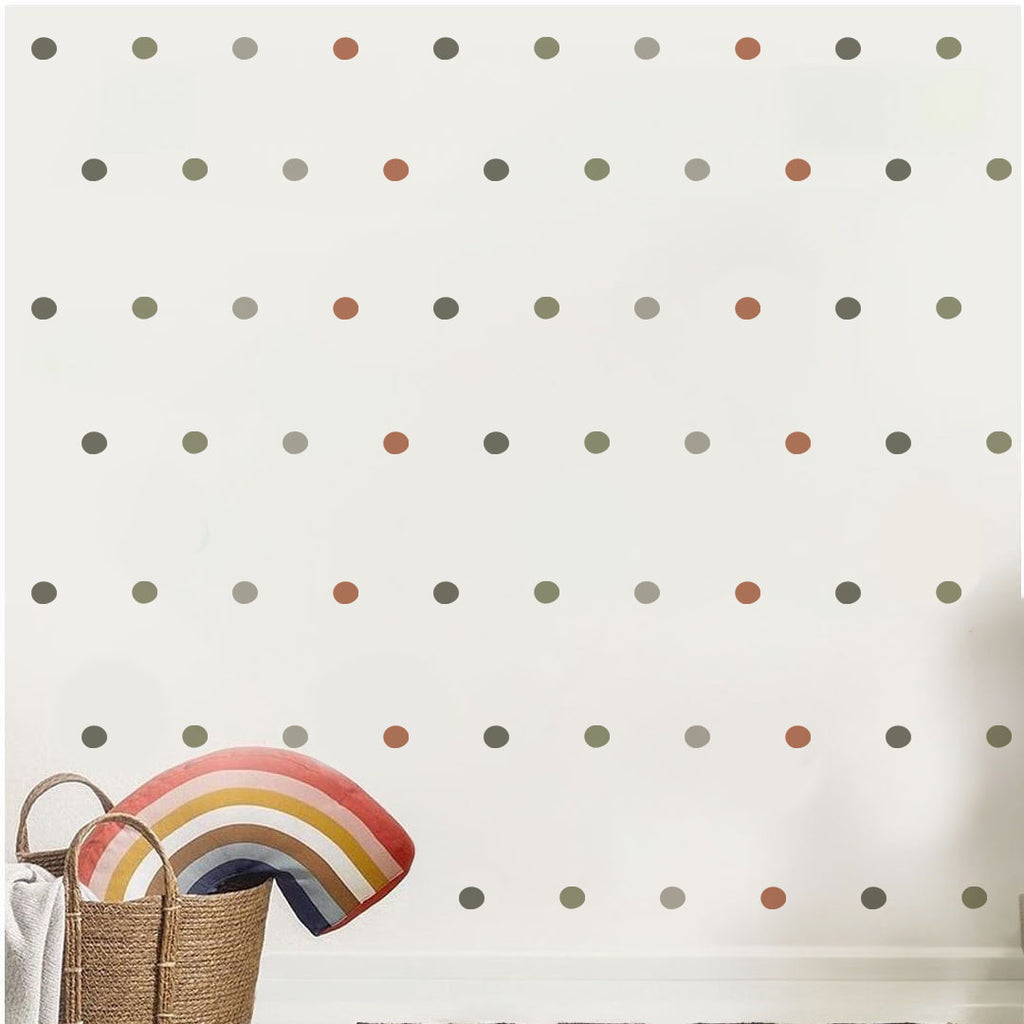Polka Olive Delight Dots Decals