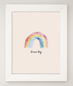 Dream Big Rainbow Print
