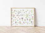 Personalised Name Tulip Flowers - Digital & Physical Print