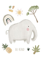Elephant animal Wall Print
