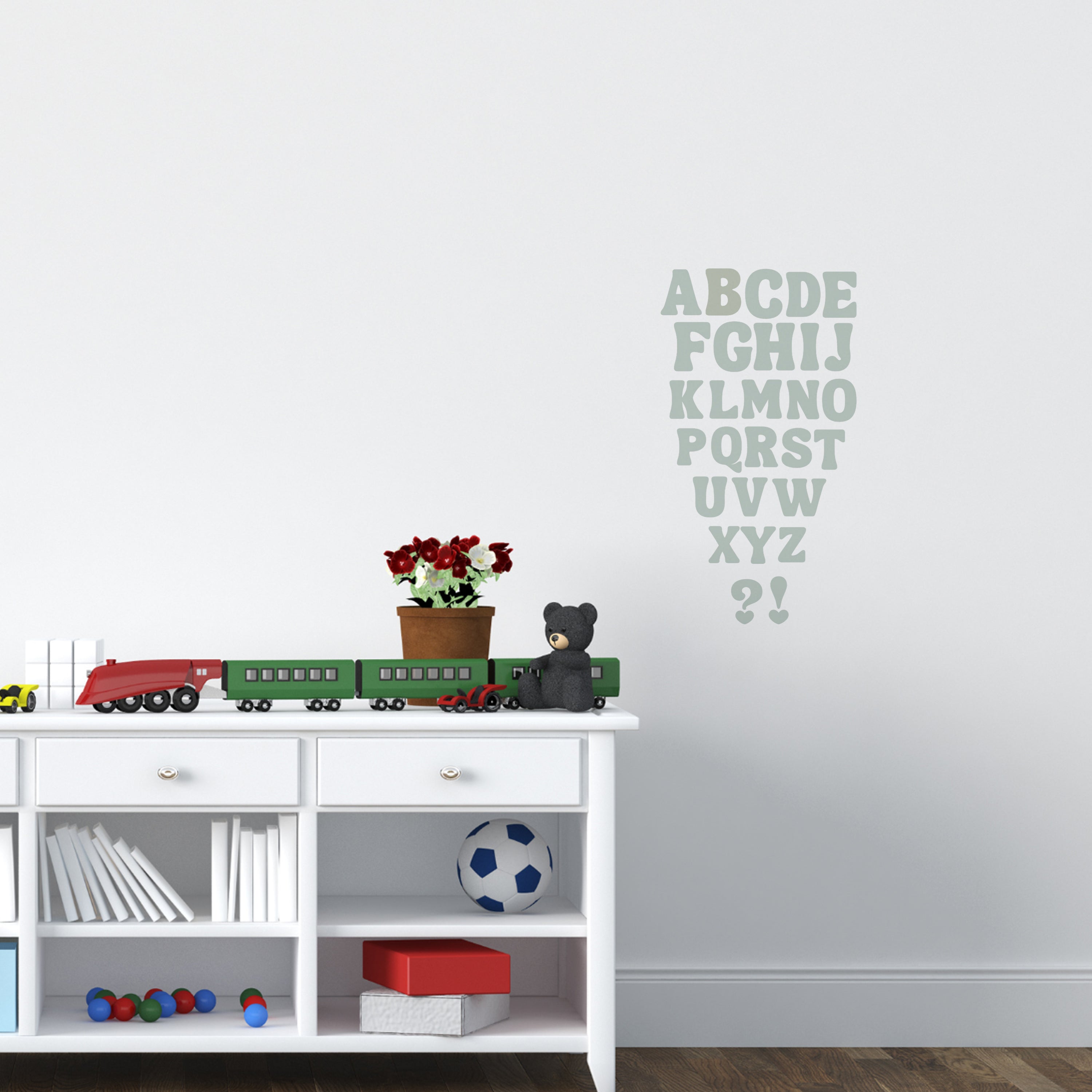 Pastel Alphabet Wall Decals