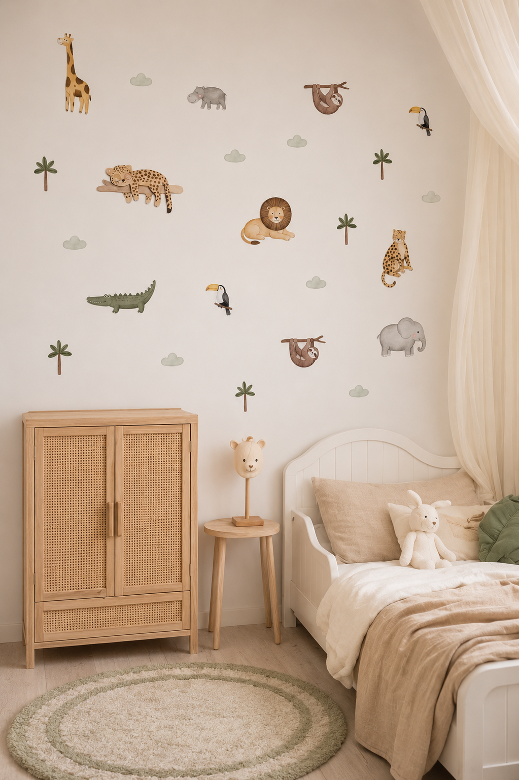 Safari Animals 2.0 Wall Decals